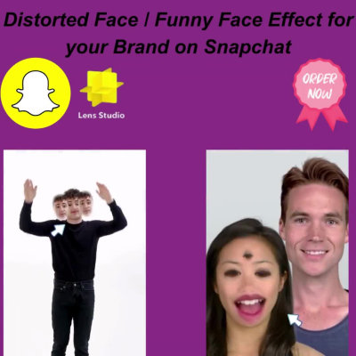 A Hilarious Distortion Lens for Snapchat!