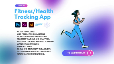 Fitness App for Android & iOS Gym App, Health App, Trainer App