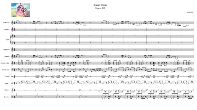 A high quality digitalized Sheet music