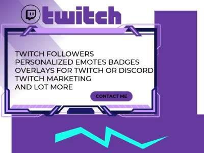Twitch emotes, personalized emotes badges, & overlays for Twitch or Discord
