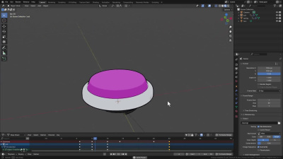 A Cartoon Style Sprite Made with Blender