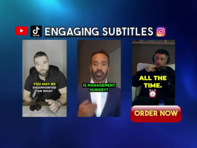 Amazing Instagram reels, TikTok and YouTube shorts with engaging subtitles