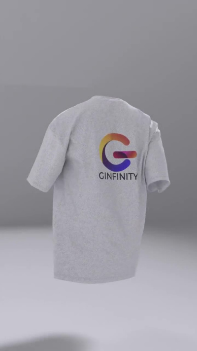 T-shirt walking animation, cloth 3D Ghost Mannequin Animation