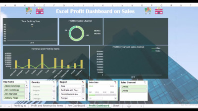 Data visualization spreadsheet and dashboard in excel | Upwork