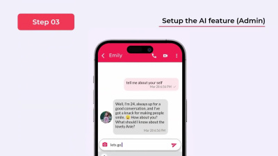 Tinder dating app with audio, video call, ai chat and ai match