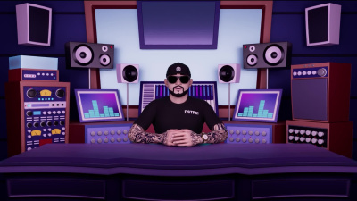 3D animation for Streamers lip syncing with AI on your voice (audio 2 face)