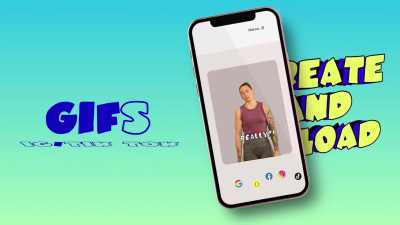 Fitness / Sport GIF stickers for Instagram stories, FB and GIPHY