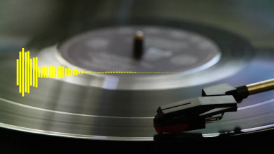 A colorful dynamic wave spectrum for your podcast