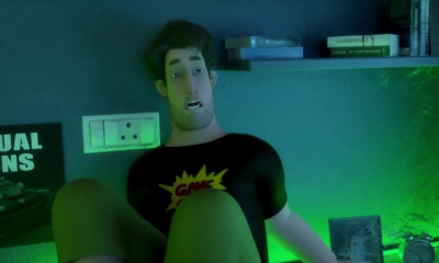A 3d Disney Pixar style cartoon character and environment animation video