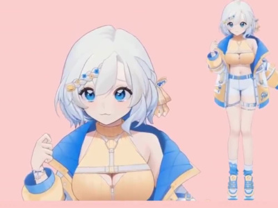 Vtuber character model| character rigging| live2d pngtuber character design