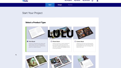 Your book uploaded to a print-on-demand (POD) website. (Amazon/IngramSpark)