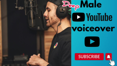 A deep male YouTube Voiceover and narration