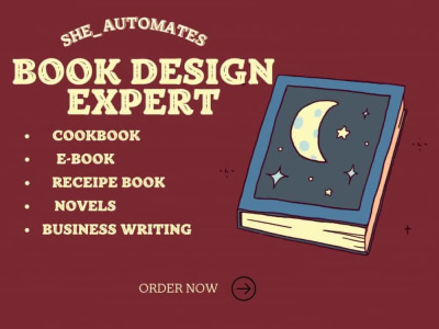 A professional book editor and designer