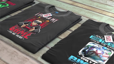 A Trendy T-shirt design and Custom T-shirt Illustration