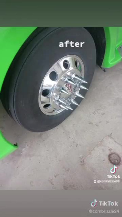 A mirror shine finish on Aluminum Wheels and Fuel Tanks