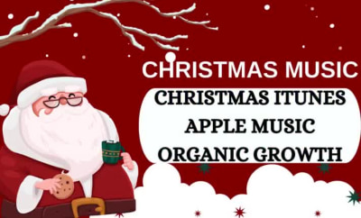 Promote Christmas music promotion, Christmas season holiday merry music