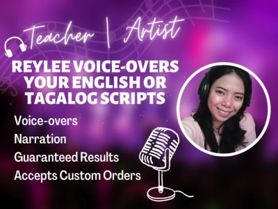 A clear voice over for your academic scripts