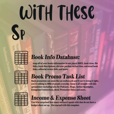 A Book launch Spreadsheet Kit for Authors