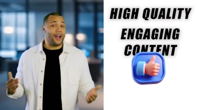 A green screen spokesperson video actor in 4k or HD