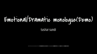 Audiobook, Narrator and storytelling demo