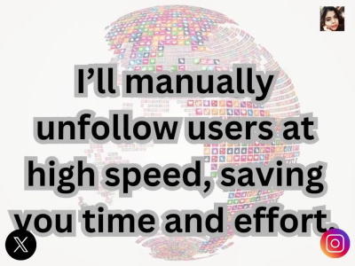 Fast & Manual Unfollowing for Instagram & Twitter