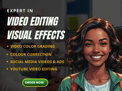 Motion video editing, visual effects, color grading color correction filter