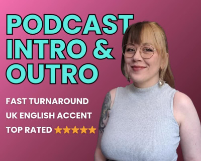Professionally produced podcast intro and outro