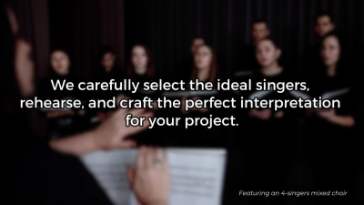 Real choir recordings from us