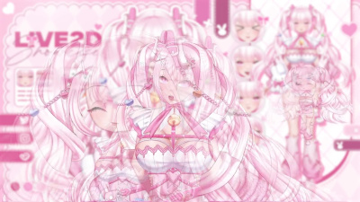 Vtuber model live2d and rigging high quality dakimakura, game artist