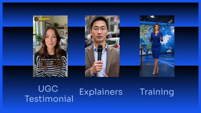 Professional AI spokesperson video for your brand message
