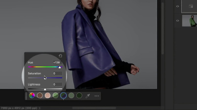Color correction and color change anything in adobe photoshop editing