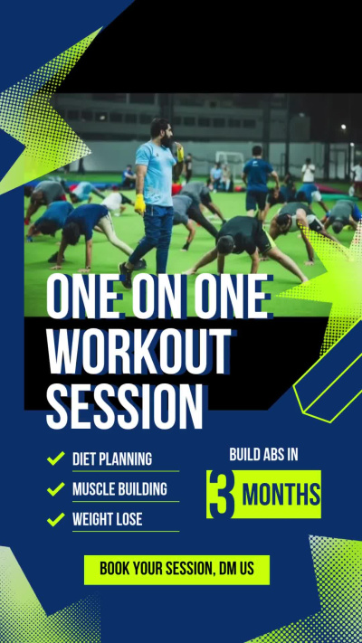 Fitness Classes and personal training Flyer