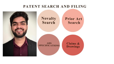 Patent novelty search and filing