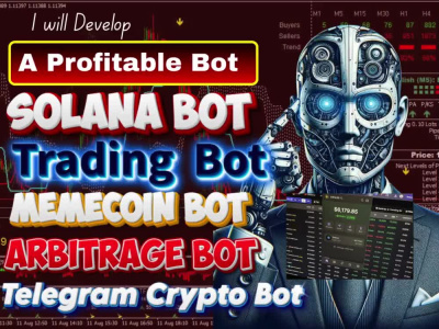 Solana trading bot, meme coin bot, volume bot, Telegram bot, blockchain bot