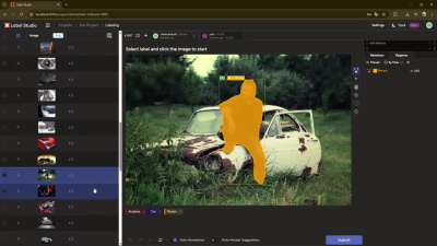 Image annotations for Computer Vision