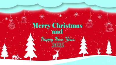 A unique and attractive New Year's card animation.