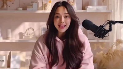 A realistic AI influencer video for content creation