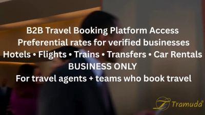 Access to a travel booking platform with preferential travel business rates
