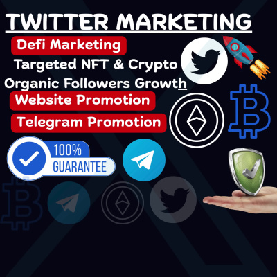 Get Marketing Crypto Project or Promotion for your DeFi Tokens