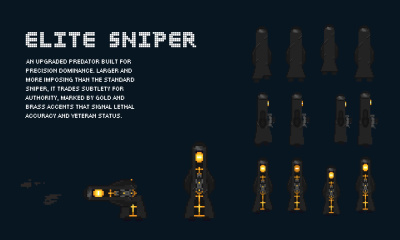 Custom 2D pixel art animated sprite sheet for indie game asset animation