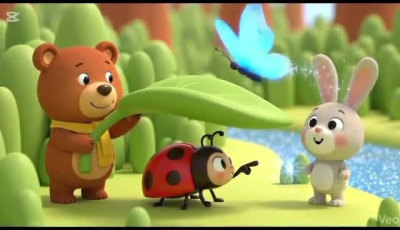 Cute 3D cartoon animation for kids stories and YouTube videos