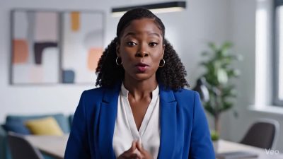 AI spokesperson video ads using realistic avatar for business promotion