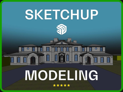 Great quality SketchUp model of your Building, Interior, 3D Floor Plan