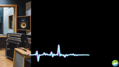 In a professional studio with the sweetest greek female voice over