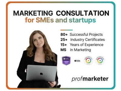 A Marketing Consultant for startups and small businesses