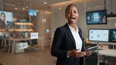 A hyper realistic AI spokesperson video for brands