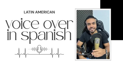 I will record a professional Neutral Latin American Spanish voice over