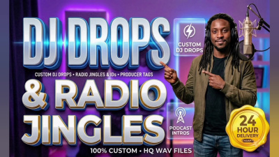 Custom DJ drops, intros, tags and producer tags