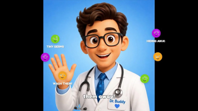 A custom AI-animated educational video for kids, fully produced