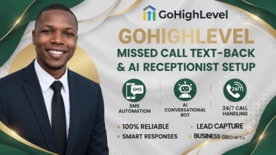 GoHighLevel Missed Call Text-Back & AI Receptionist GHL Automation Setup